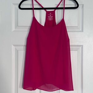 New York & Company Fuchsia Camisole Top Size Medium